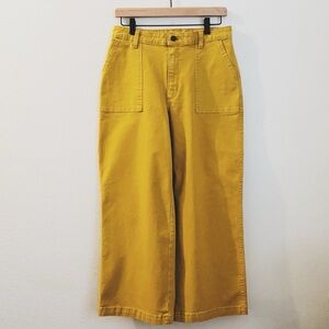 Universal Thread Women’s Wide Leg Ankle Twill Pants - Mustard - NWOT - Sold Out